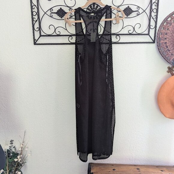 Calvin Klein Black Mesh Swim Suit Cover – Size L/XL - Picture 4 of 6